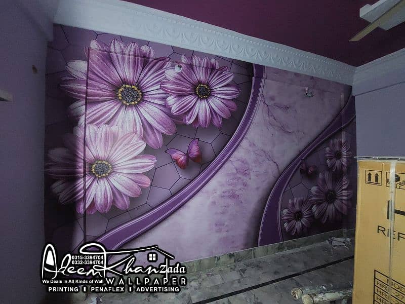 3d flex Pvc Wallpaper Hyderabad 6