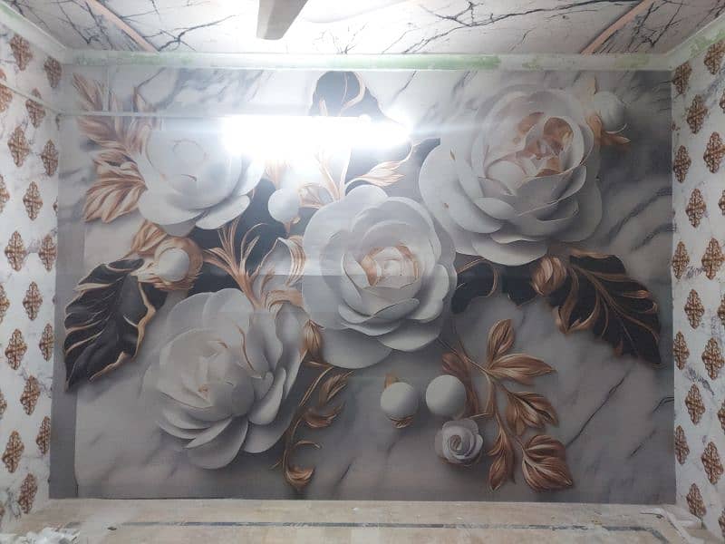 3d flex Pvc Wallpaper Hyderabad 11