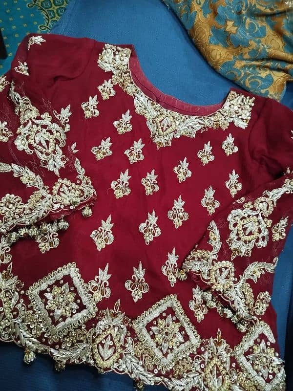 deep red meroon lehnga for sale 4