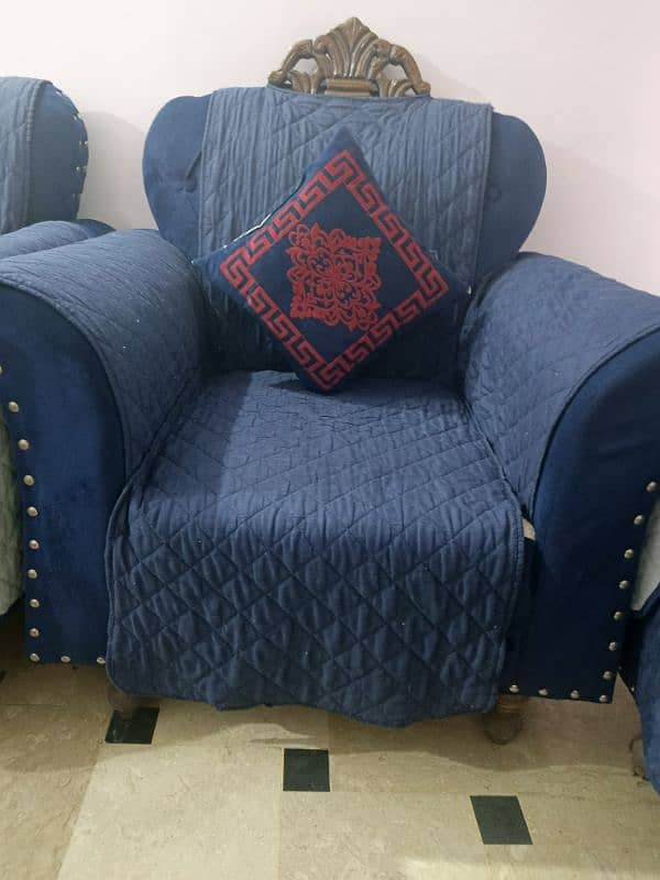 7 SEATER SOFA BLUE COLOR 10