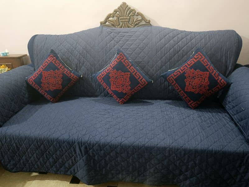 7 SEATER SOFA BLUE COLOR 11