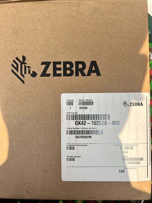 ZEBRA GK420T printer 2