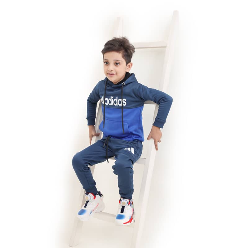 Kids Adidas Fleace Track Suit 0