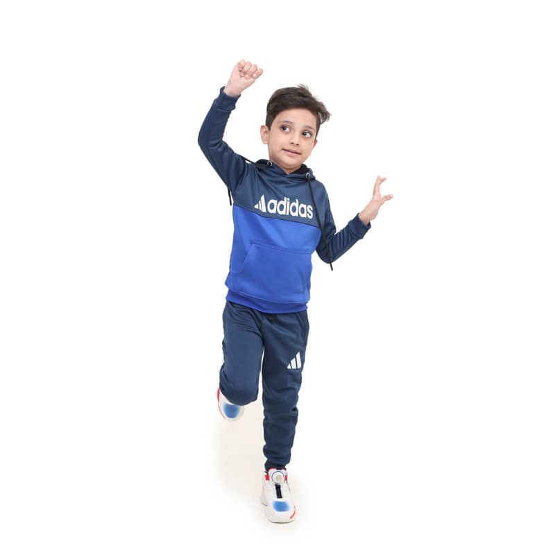 Kids Adidas Fleace Track Suit 2