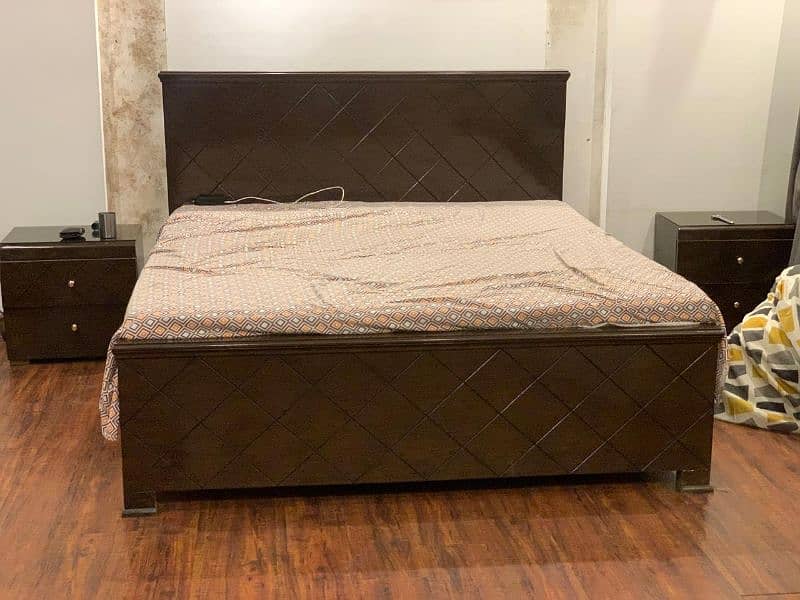 wooden bed set 3