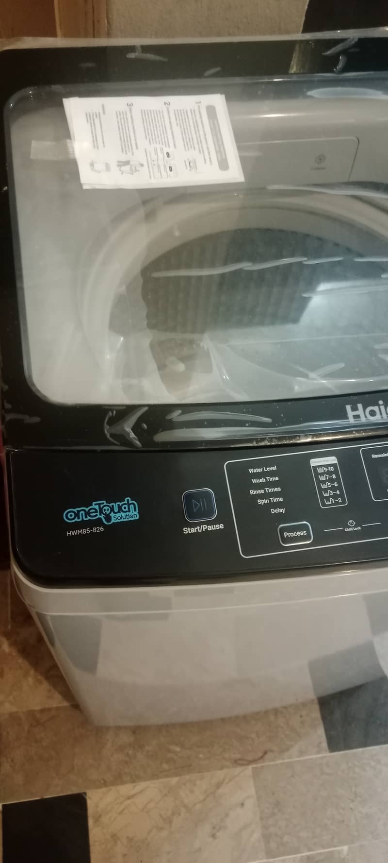 Haier one touch solution Hwm85-826 2