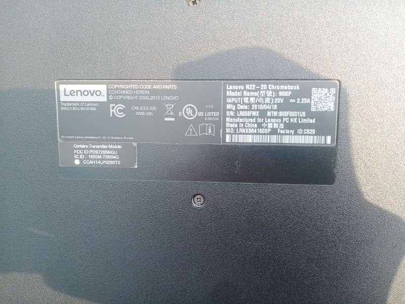 LENOVO LAPTOP 6th generation /WITH CHARGER 5