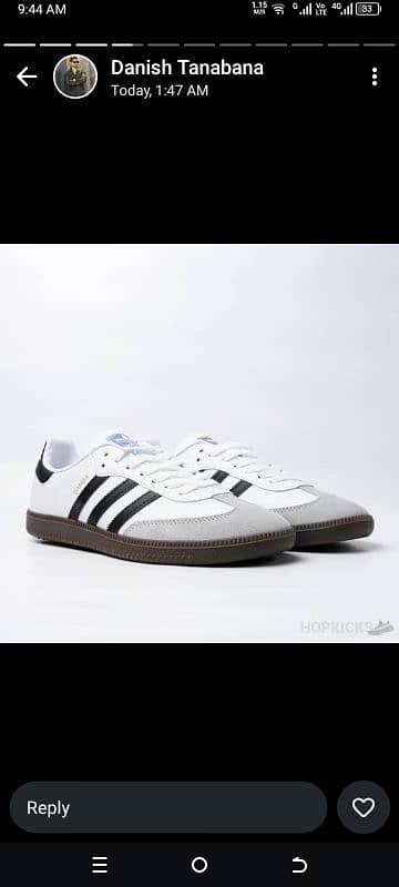 samba's Adidas Originals 4