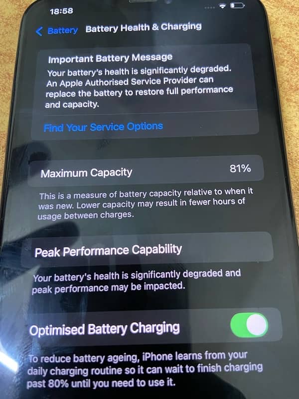 iPhone XS Max pta approved 256Gb 10by9 condition just back change 7