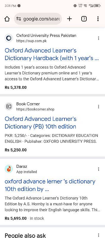 OXFORD ADVANCE LEARNER'S DICTIONARY 5