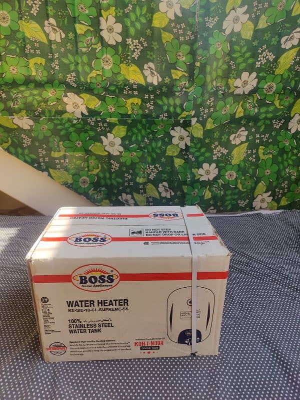 "Boss Water Heater KE-SIE-10-CL-Supreme-SS". 1