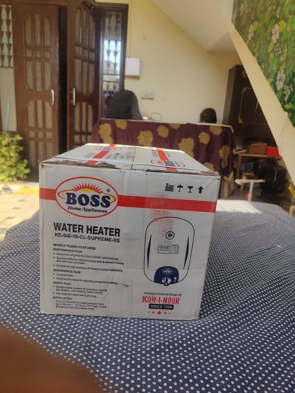 "Boss Water Heater KE-SIE-10-CL-Supreme-SS". 2