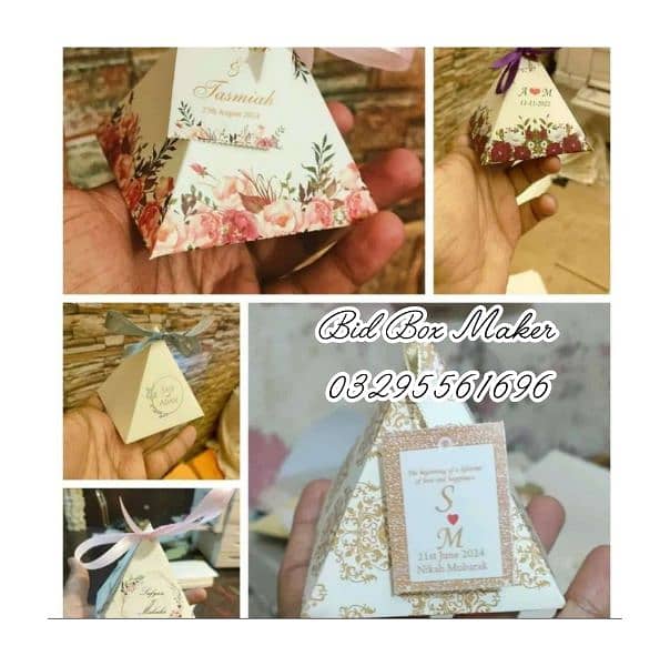 wedding cards | bid box | favor box | invitation cards 4