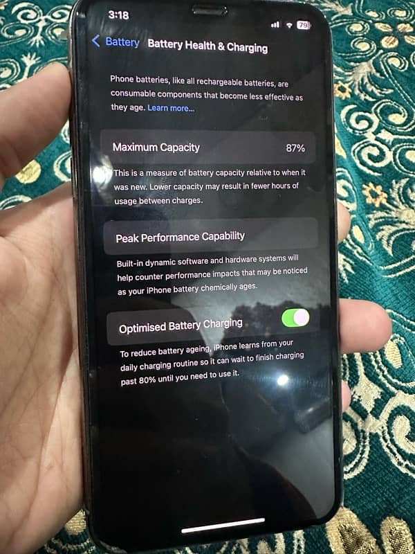 Iphone 11 pro max 64 GB Dual Sim PTA Approved 5