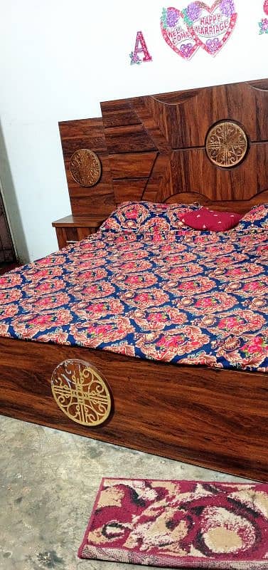 Complete Bed Set Furniture Wood 0