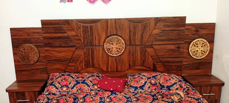 Complete Bed Set Furniture Wood 2