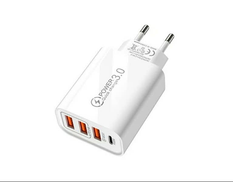 20W PD C Type and 03 Ports USB Type Quick Charger 1