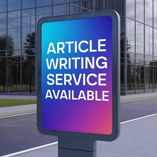 I am professional article writing service 0