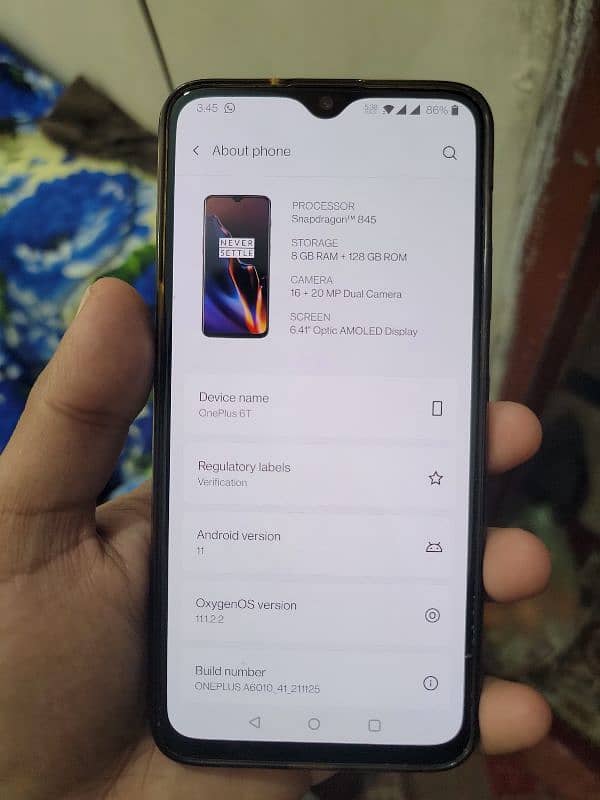 Oneplus 6T 6
