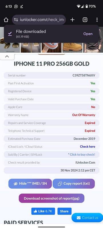 IPHONE 11 PRO 256GB 1