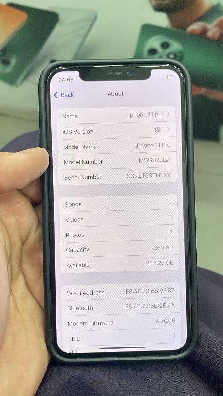 IPHONE 11 PRO 256GB 3