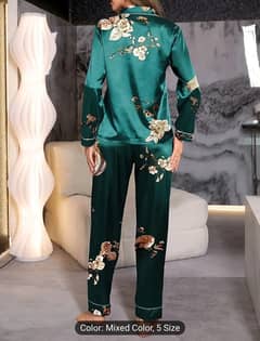 Women's Floral Pajama set - Relaxed Fit