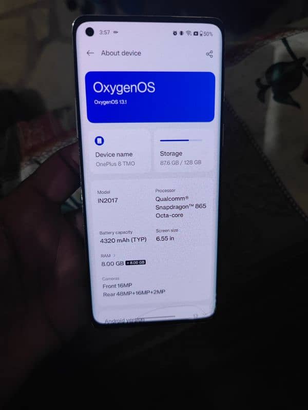 OnePlus 8 single sim 1