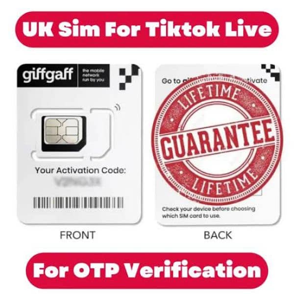 (**UK**sim**) TikTok Live Option whatsapp 03178181074 0