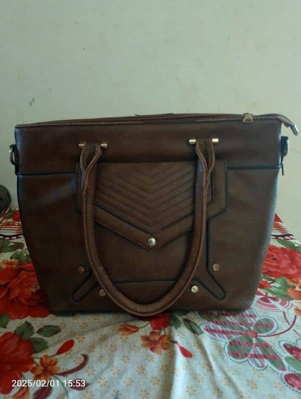 Leather Woman hand Bag 1