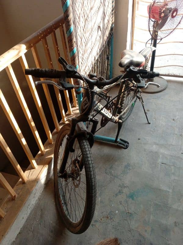 bicycle top condition front side spring shak and geer 3