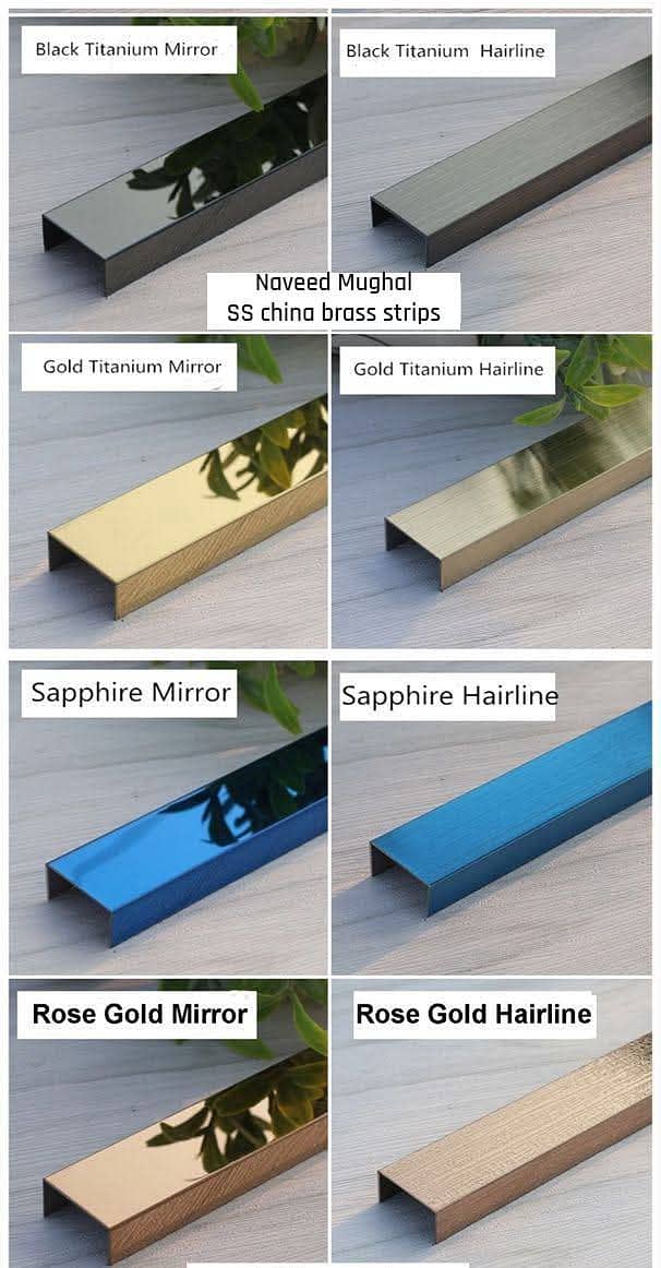 Interior Design brass strips/ Bed decoration strips /SS brass strips 1