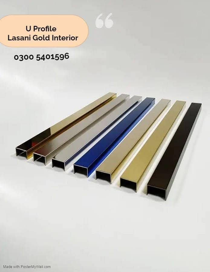 Interior Design brass strips/ Bed decoration strips /SS brass strips 8