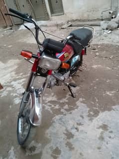 crown bike 70cc urgent sale