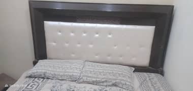 king size double bed with spring mattress