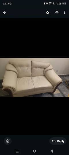 5 seater Leather sofa