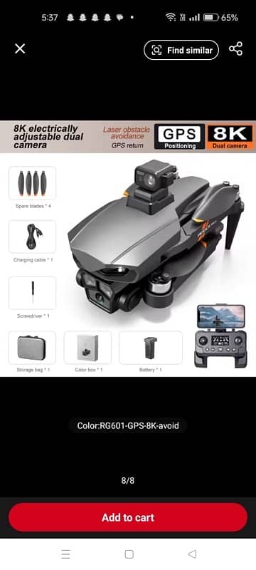 HD 1080P Drone Camera with 2KM Range, DJI DRONE COPY 3