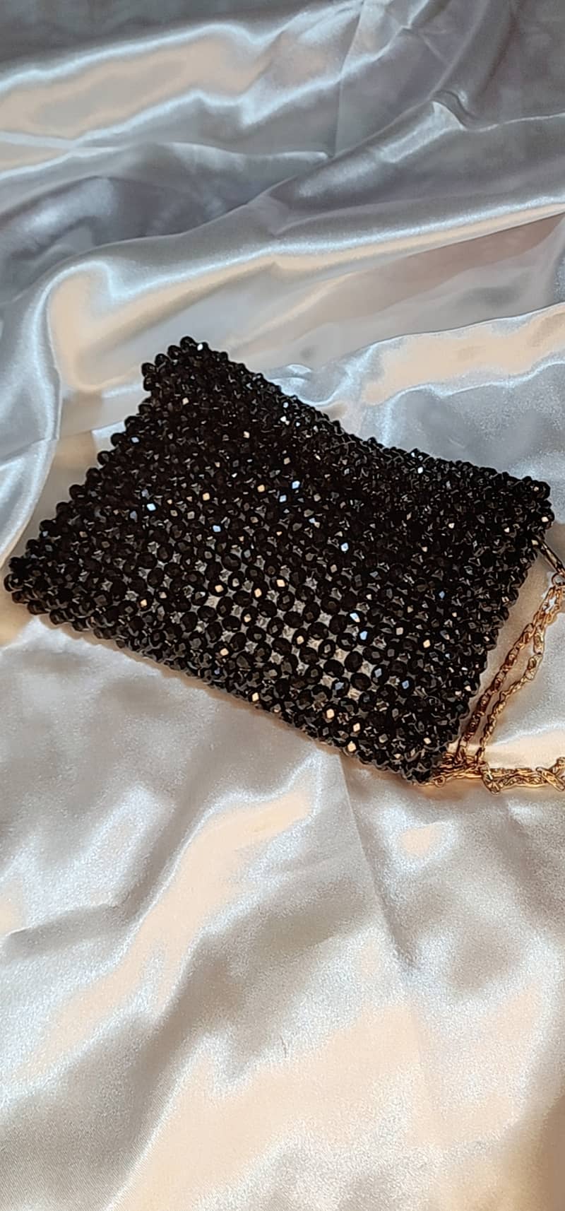 Black crystal bag 0