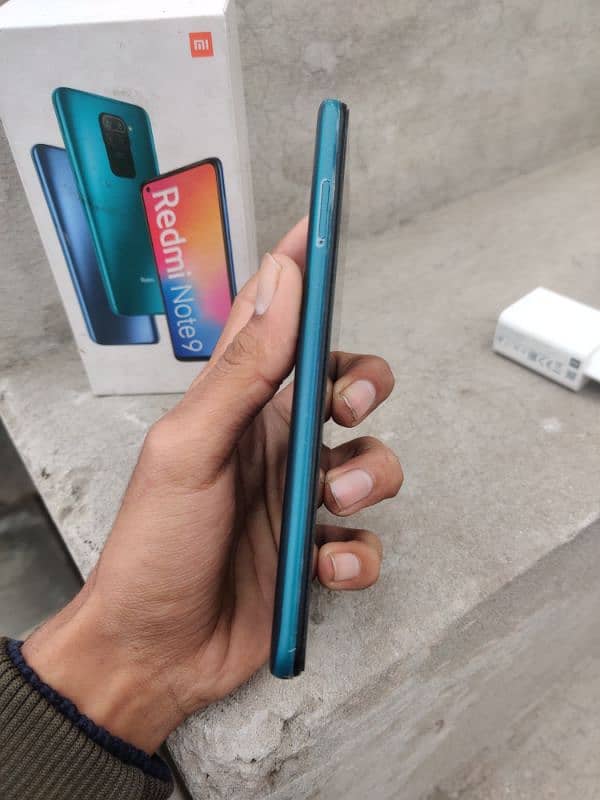 Redmi Note 9 with complete accessories 3