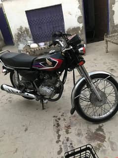 Honda Cg 125 2017 Golden number