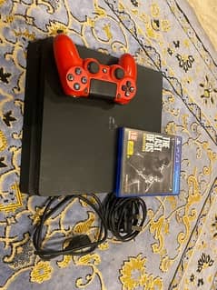 ps4 slim one 1tb with 2 games and 1 controller