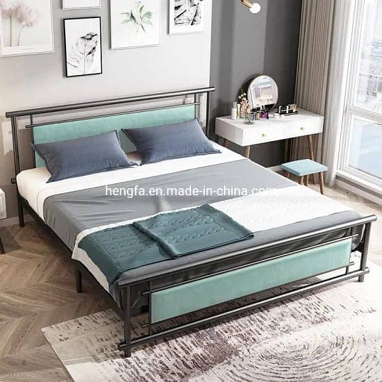 bed dressing side table /double bed / iron bed/ bed set /Furniture 15