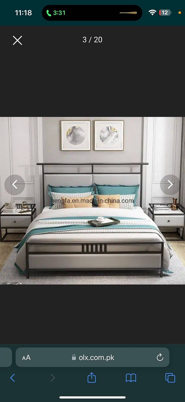 double bed/Single Bed / Iron Bed/steel bed/furniture 17