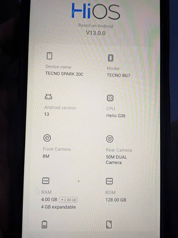 Tecno spark 20C 4/128 5