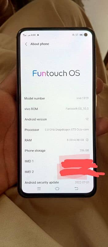 vivo1919 8 256gb snapdragon 0