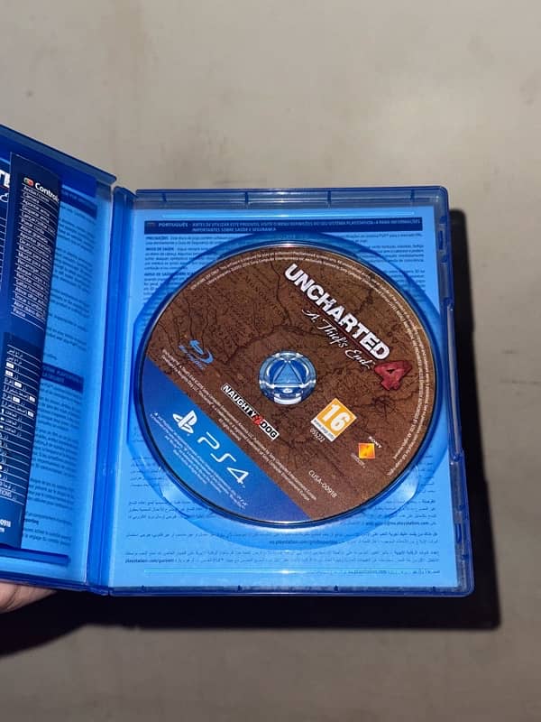 uncharted 4 (A thief’s end) ps4 Disc 1