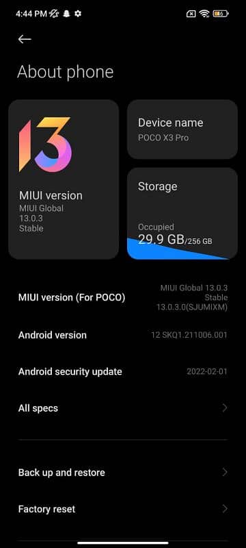 Poco x3 pro 8/256 gb 5