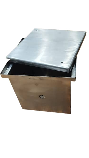 Stainless steel SS 304 Heavy Duty Earth Pit Chamber With Cover 1