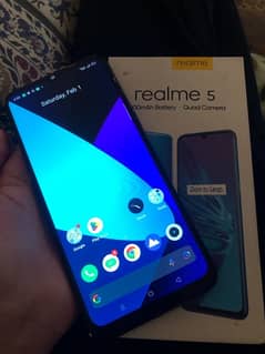 Realme 5 4 64 box charger