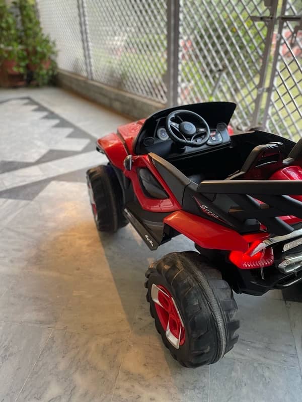 Electric car 12v battery and remote control for parents, two-seater 3