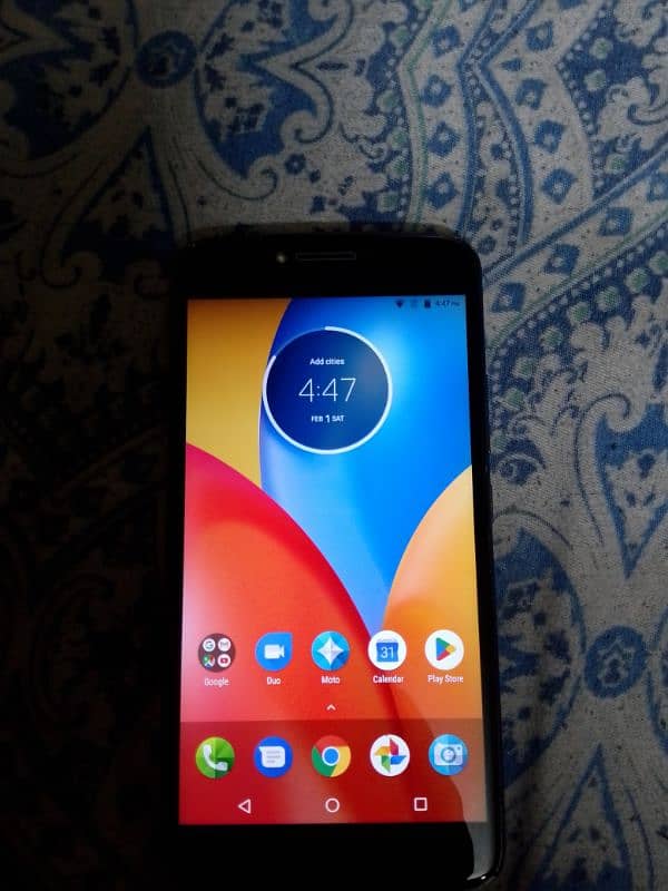 I want to urgent sale my Moto E4 plus in original with box charger 5